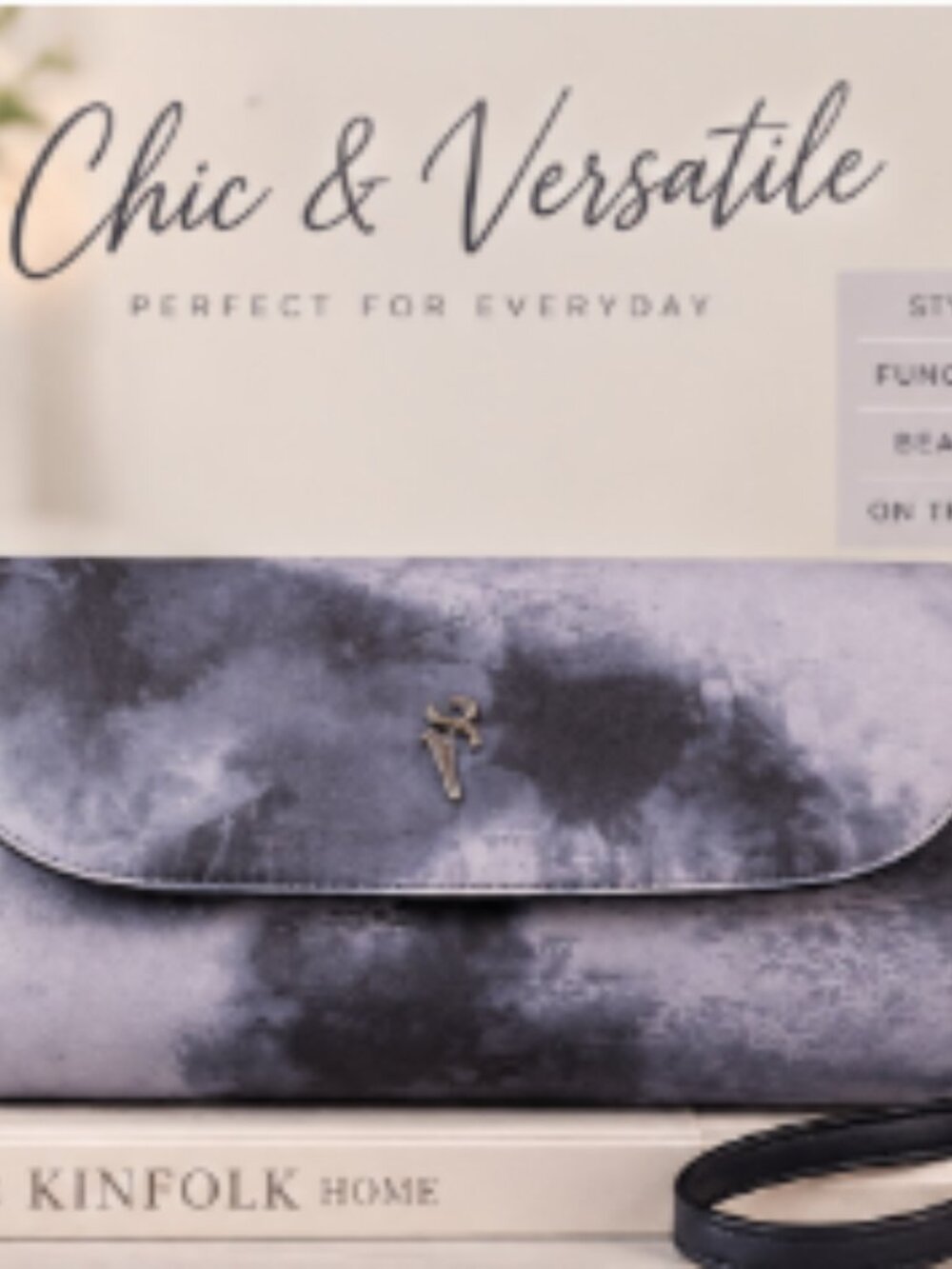Stylish Gray Shoulder Bag | Modern & Versatile | Like New